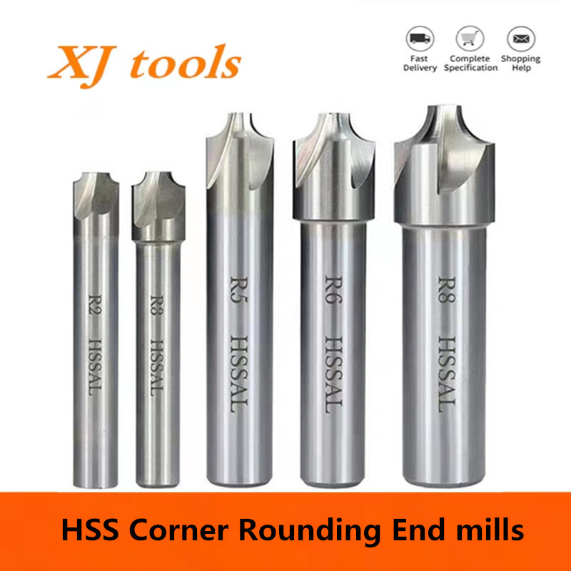 End Mill Set - Frese a candela con arrotondamento angolare