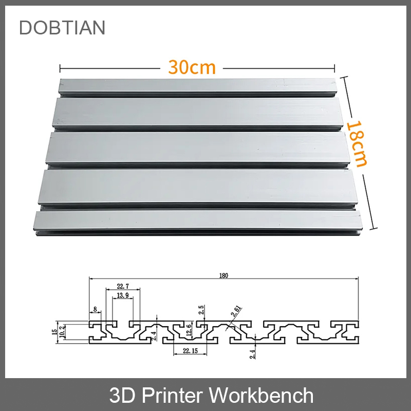 3018 Aluminium Cnc - 1 Pezzo Profilo in Alluminio 15180