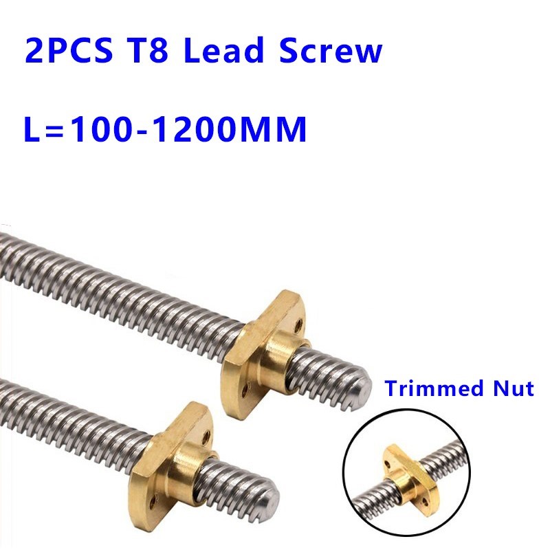 Lead Screw 8Mm - Vite trapezoidale tipo T8 T8 8mm