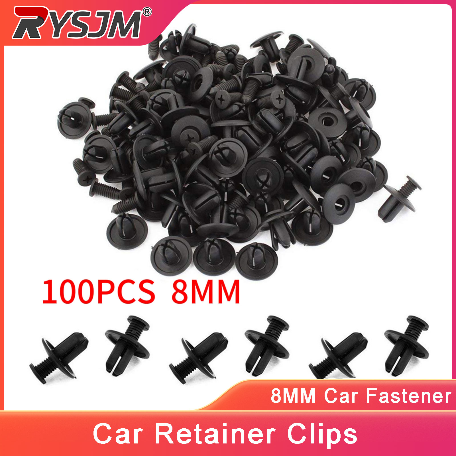 Lead Screw 8Mm - Rivetti in plastica per auto da