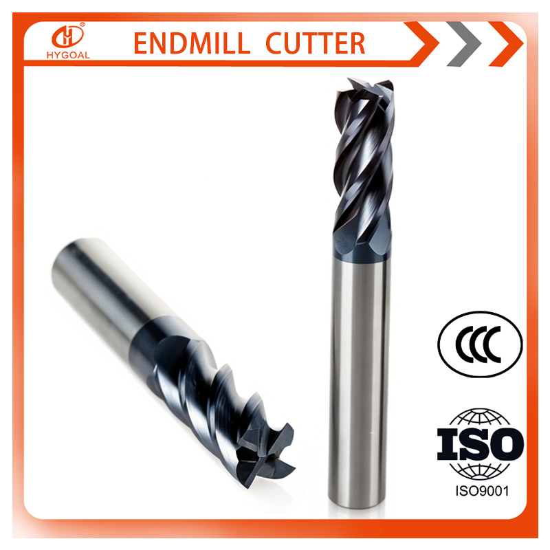 End Mill - HYGOAL Fresa a 4 taglienti in