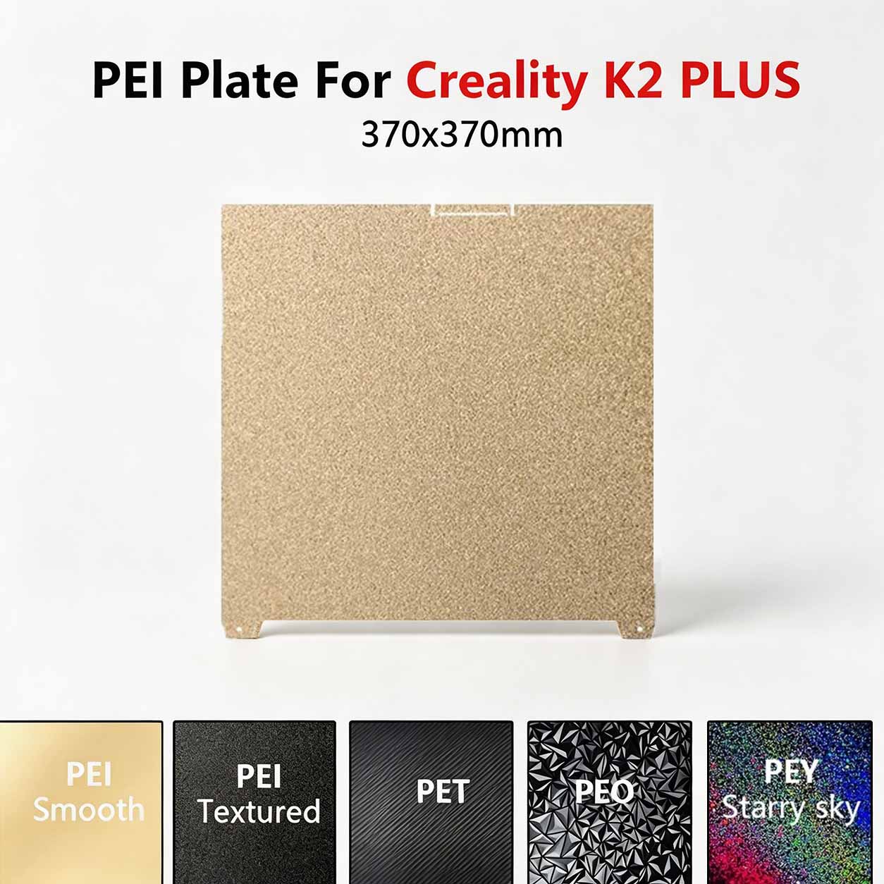 Aluminium Profile 2020 - Piastra di Costruzione PEI Nera Opaca