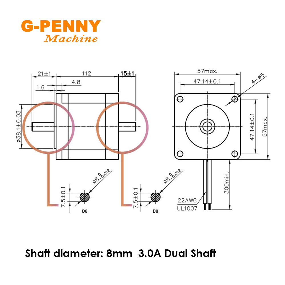 NEMA23 57x112mm 3Nm motore pas - Nema23 Stepper recensione e prezzo