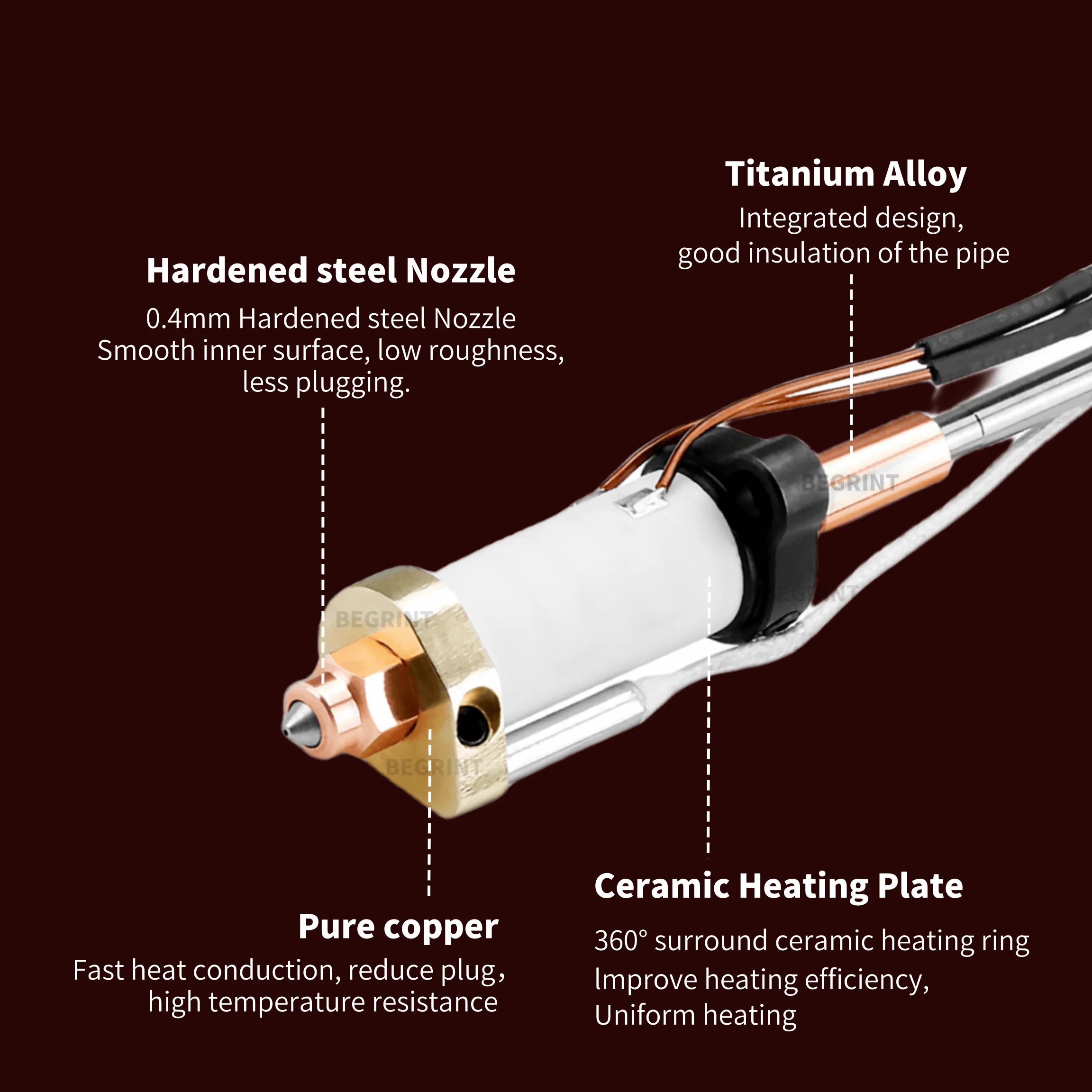 Aggiornamento Hotend Kit Per C - Aluminium Profile 2020 recensione e prezzo