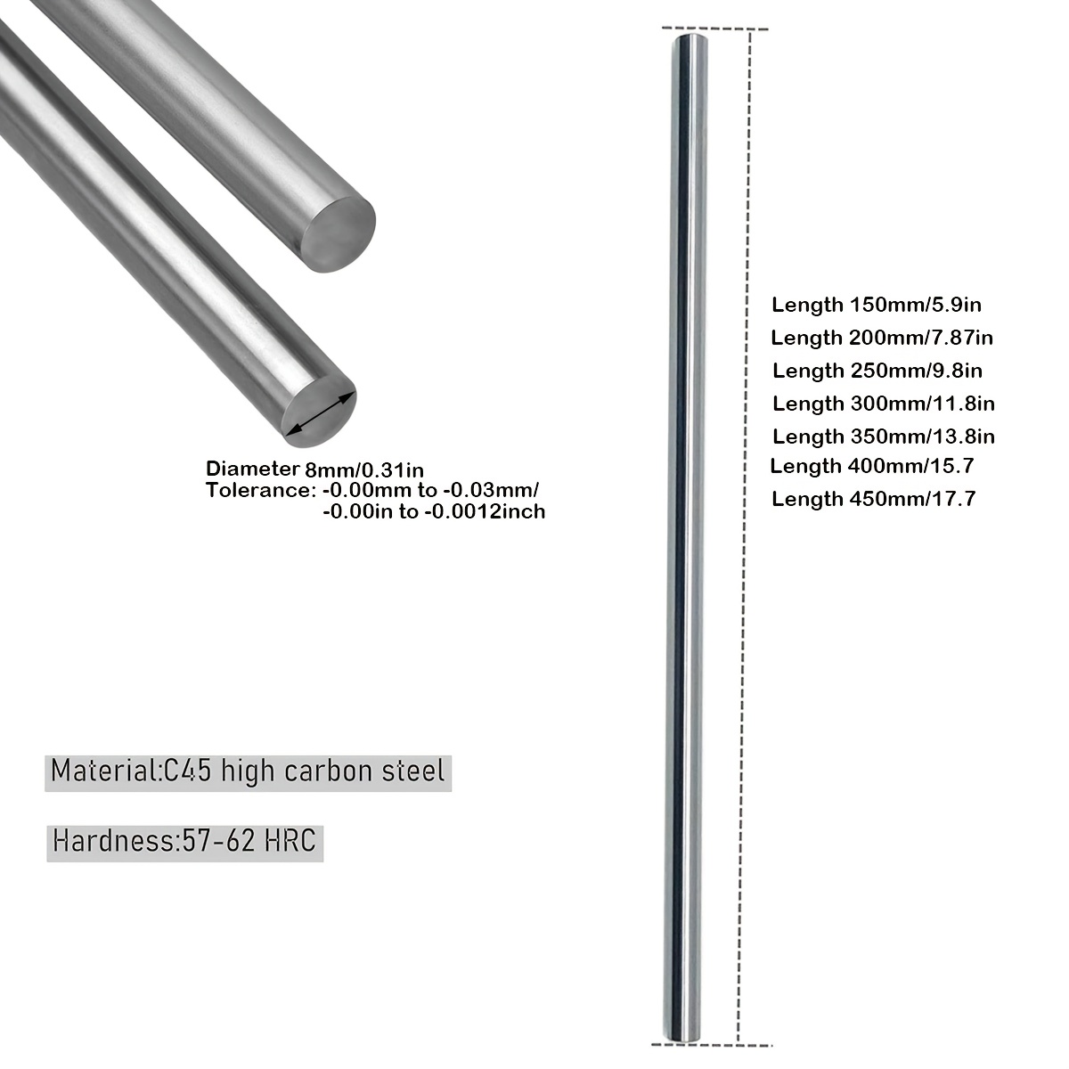 2 aste per movimento lineare d - Linear Rod 8Mm recensione e prezzo