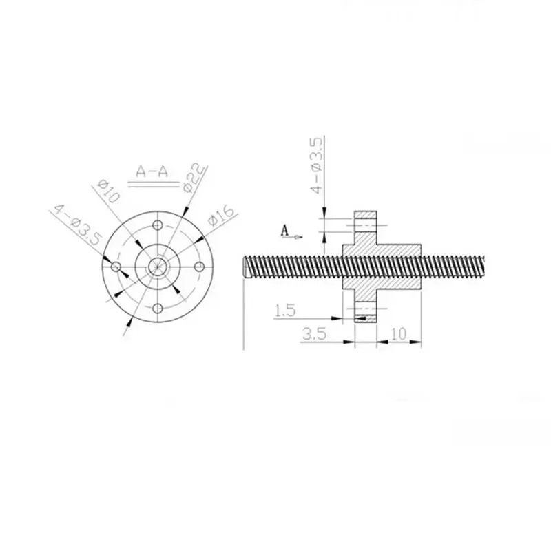 Vite di comando T8 filettatura - Lead Screw 8Mm recensione e prezzo