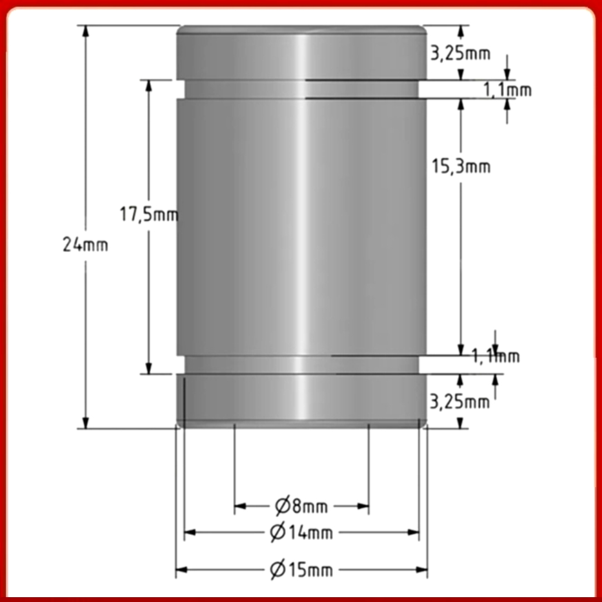 Cuscinetto Lineare di Ricambio - Lm8Uu Bearing recensione e prezzo