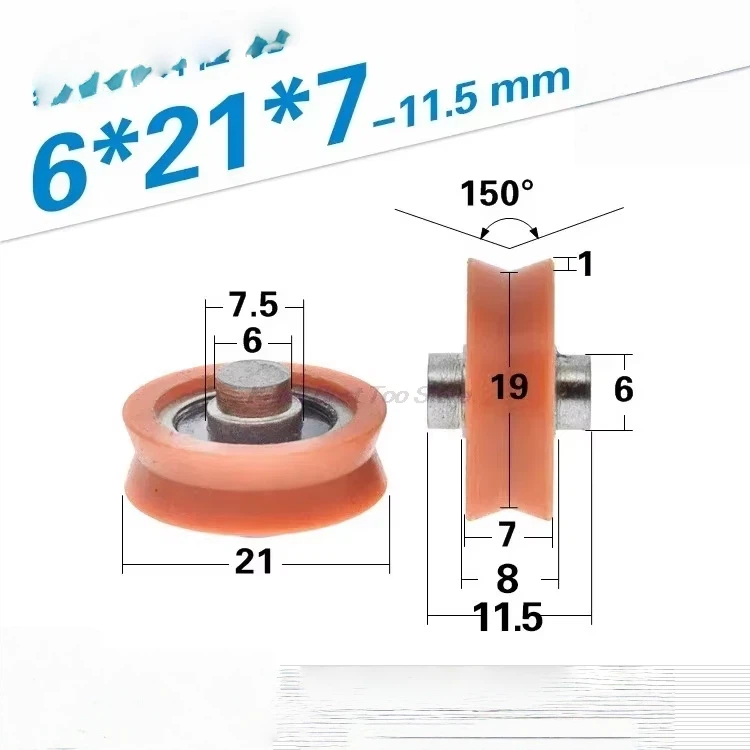 Set di 5 Rulli in POM Poliossi - V Slot Wheel recensione e prezzo