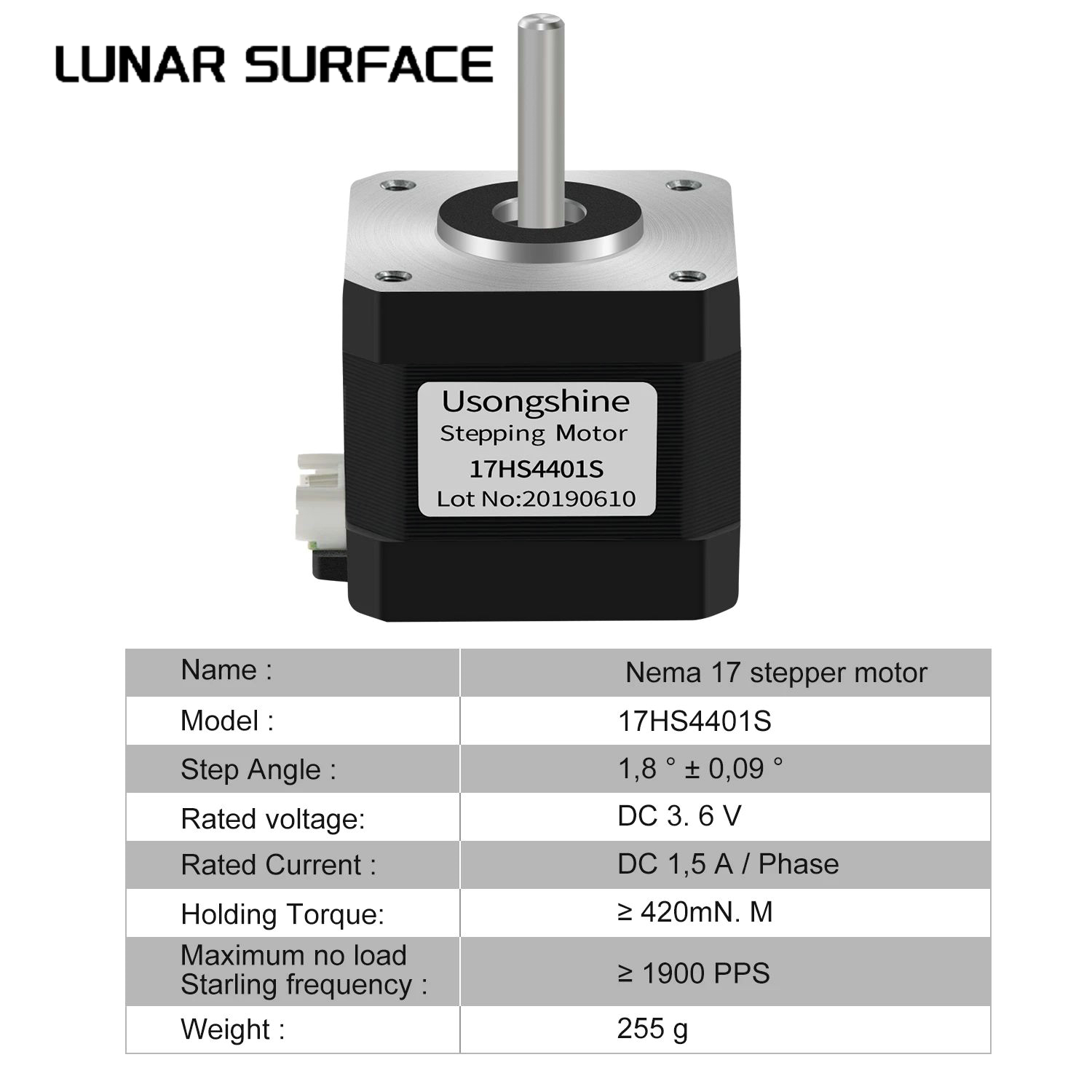 Parti della stampante LS-3D Mo - Stepper Motor Nema17 recensione e prezzo