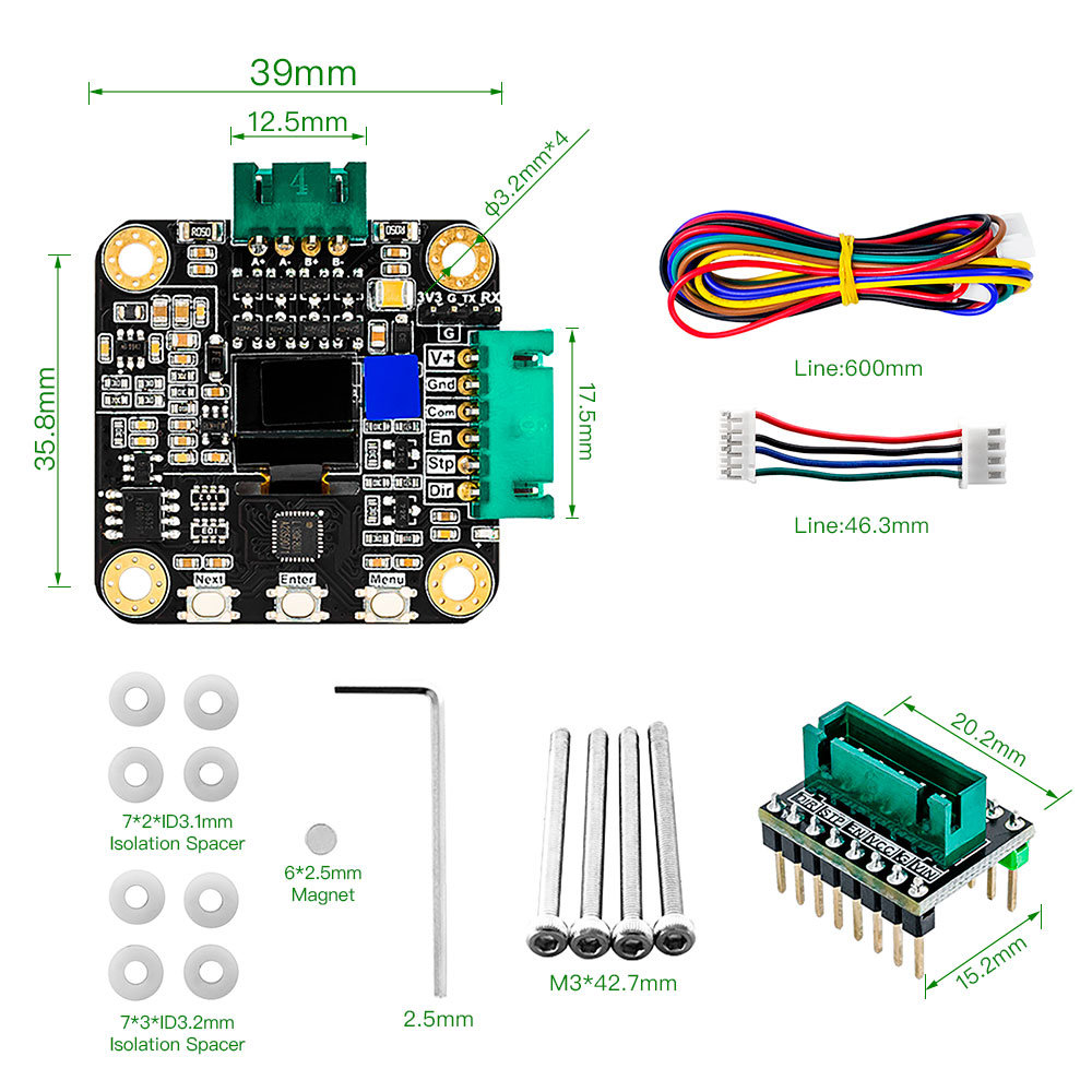 Makerbase MKS SERVO42C PCBA NE - Stepper Motor Nema17 recensione e prezzo