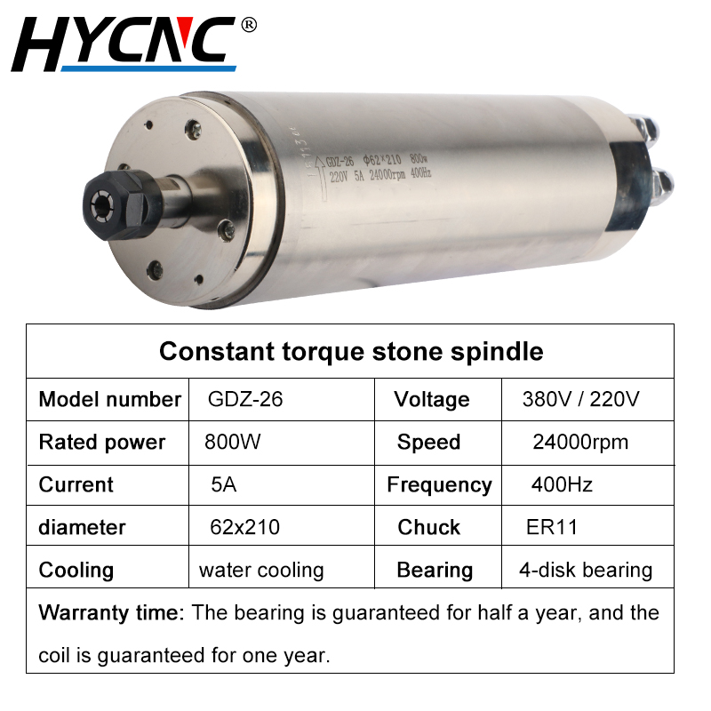 Fresatrice CNC GDZ-26 Motore m - Water Cooled Spindle recensione e prezzo
