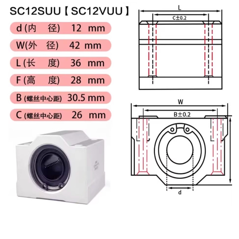 1PC SCS6UU SCS8UU SCS10UU SCS1 - Linear Rod 8Mm recensione e prezzo