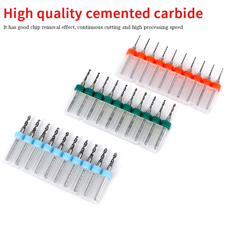3.175mm Shank 10Pcs PCB Drill  - End Mill Set recensione e prezzo