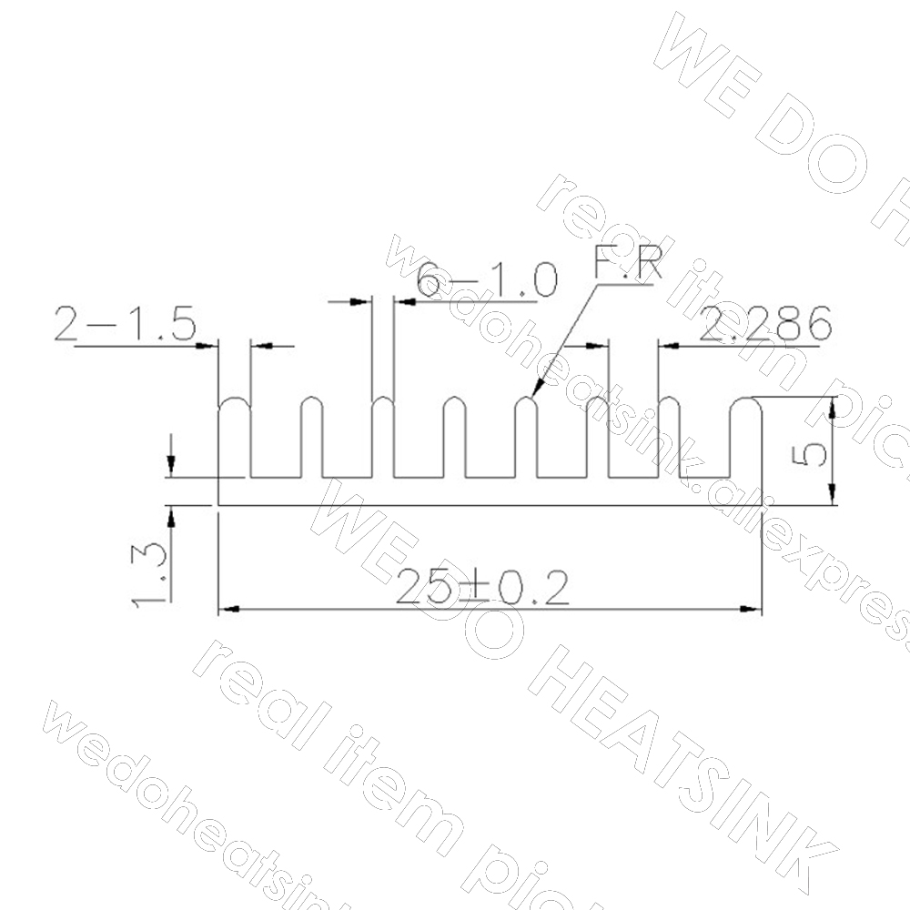 WE DO dissipatore di calore 25 - Aluminium Extrusion recensione e prezzo