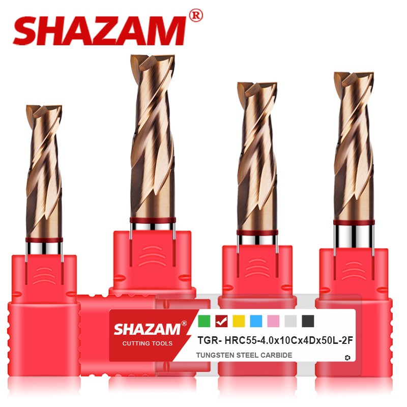 SHAZAM TGR-HRC55 2F colore cer - End Mill Set recensione e prezzo